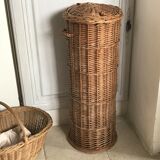 Vintage wicker basket 73cm