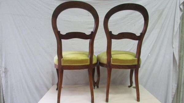 Paire de chaises Louis Philippe