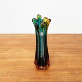 Italian Sommerso vase in Murano glass attributed to Flavio Poli for Seguso, 1970s.
