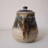 varnished sandstone teapot