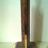 Marble and brass lamp base FEDAM Belgium c.1980