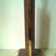 Marble and brass lamp base FEDAM Belgium c.1980