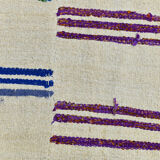 5x10 neutral textured vintage hemp rug, 168x304cm