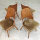 Set of 4 chairs model 514 by Radomir Hofman for Ton 1960