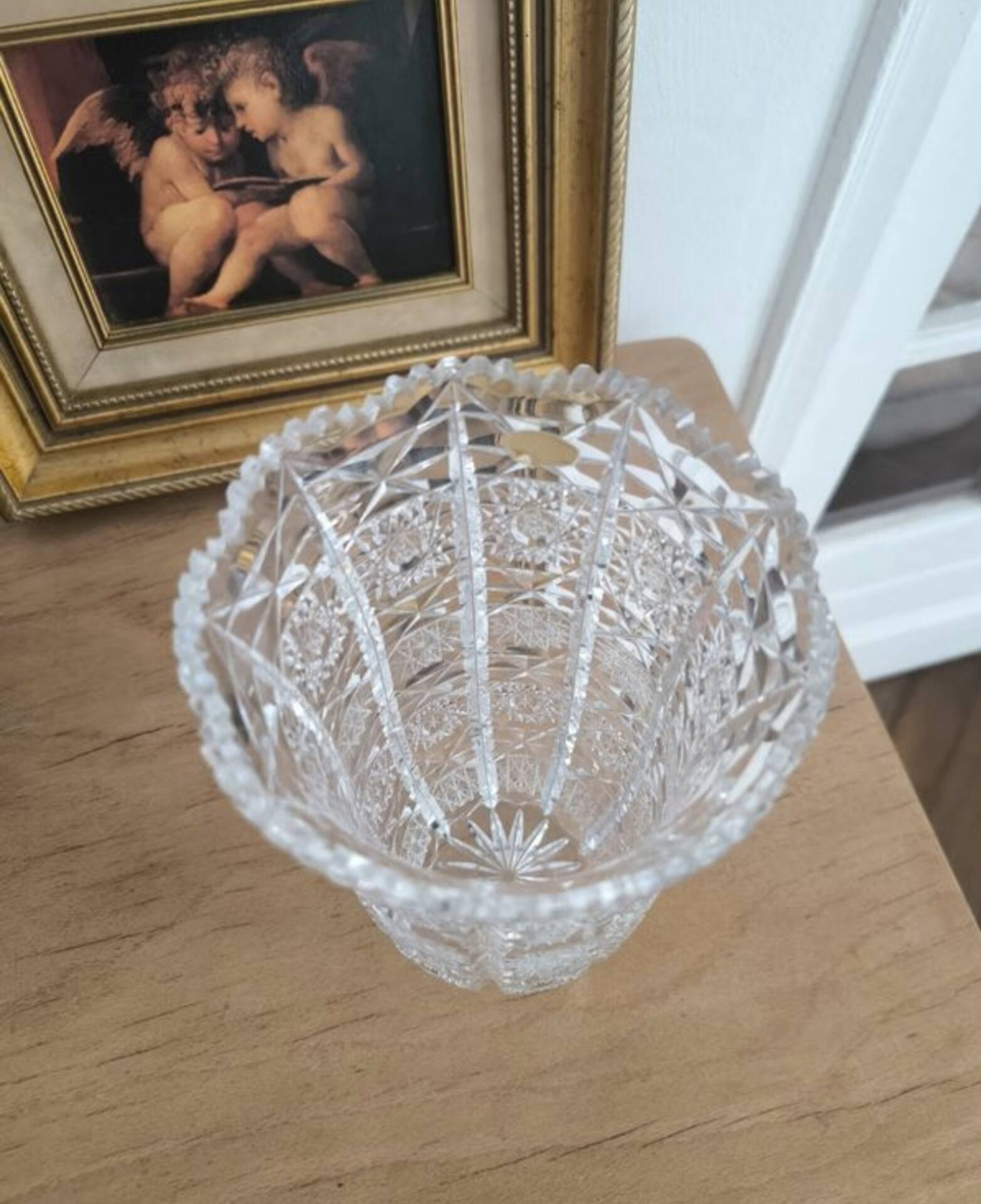 Vintage cut crystal vase – Schott Zwiesel