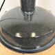 Large Industrial Grey Enamel Factory Lamp with Cast Iron Top, 1960s