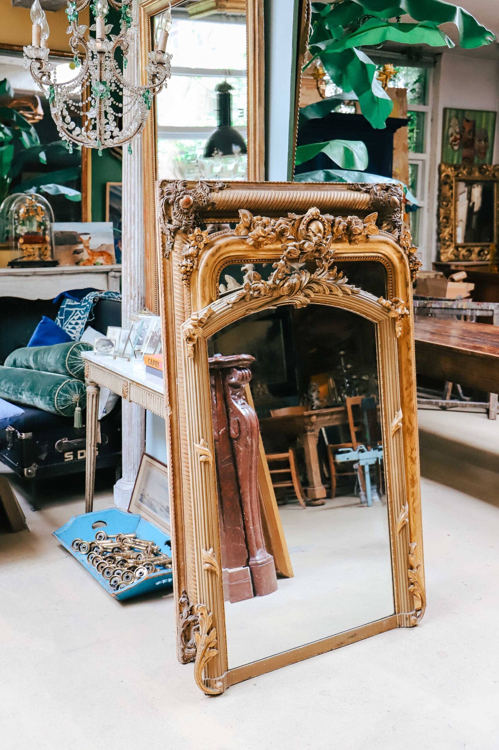 Miroir ancien français Louis XVI