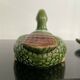 Candy ceramic jar with empty lid pocket