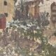 Vintage Impressionist Cityscape Scene Oil Painting Signed by Artist 1947