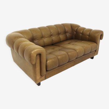 Vintage leather sofa, Sweden, 1990