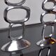 Pair of circle candlesticks by Matthew Hilton, England, 1980