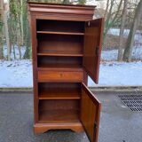 Louis Philippe style solid wood barn wardrobe from the 20th century.