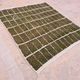 Handmade natural wool rug size 250 x 250 cm