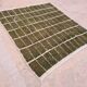 Handmade natural wool rug size 250 x 250 cm