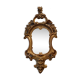 Miroir bois doré 60 x 30 cm