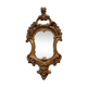Miroir bois doré 60 x 30 cm