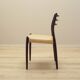 Set of six mahogany chairs, Danish design, 1960s, designer: Niels Otto Møll