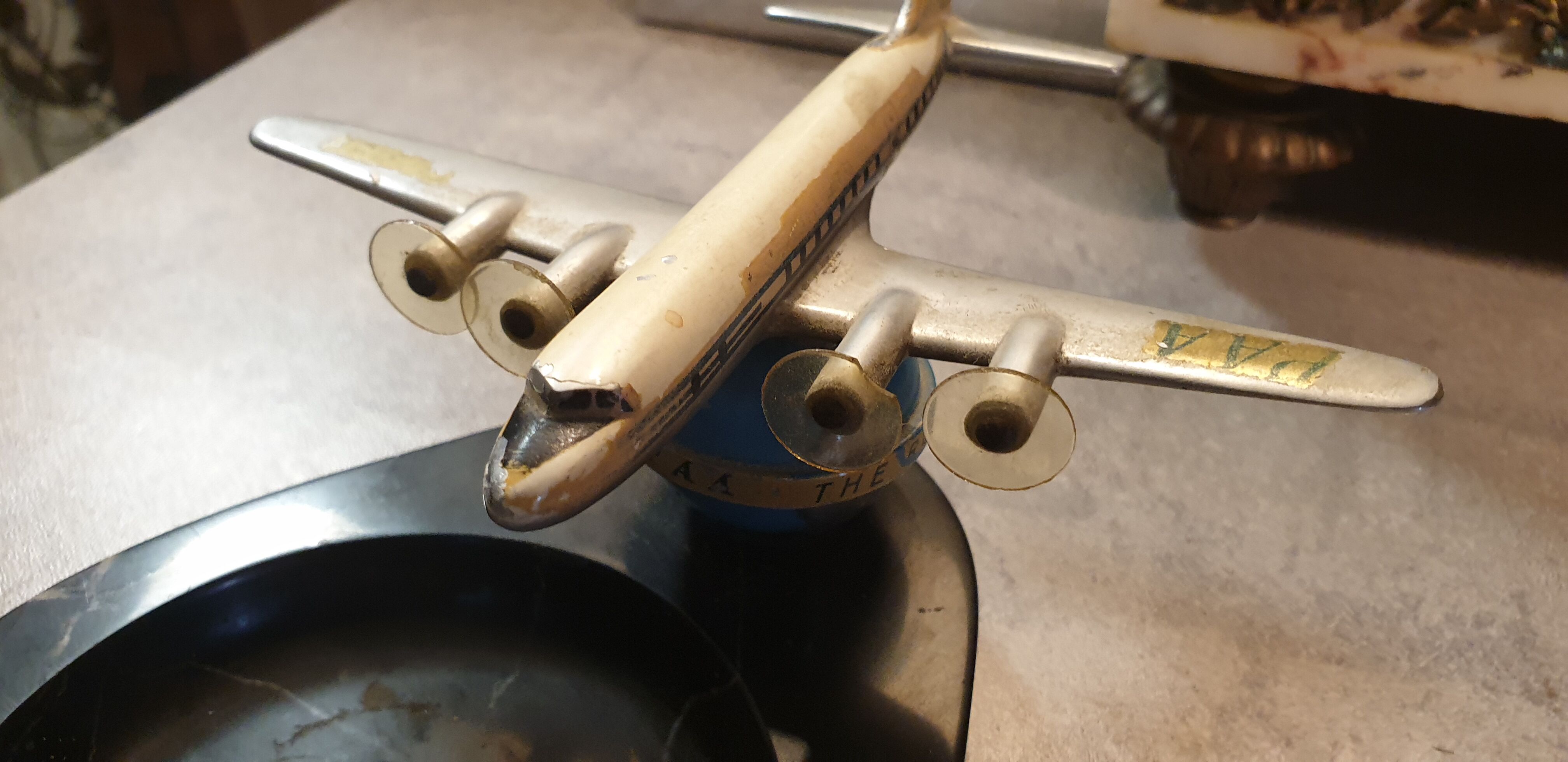 Ashtray 1930 aircraft PAN AMERICAN AIRWAYS.