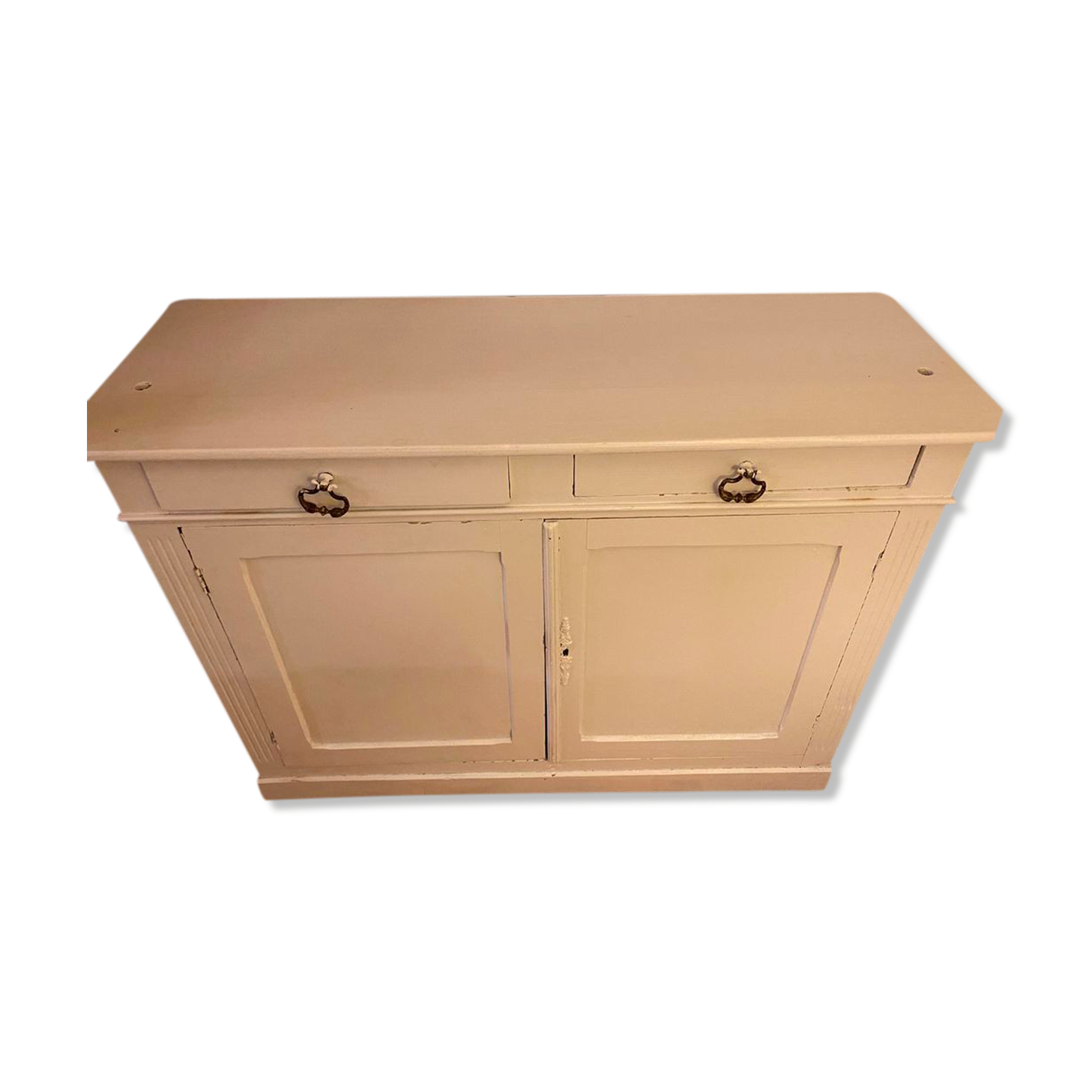 Old white Parisian buffet