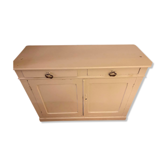 Old white Parisian buffet