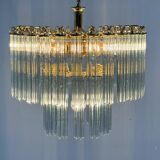 Mid-century modern chandelier by Gaetano Sciolari, 1970s