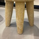 Natural stone side table