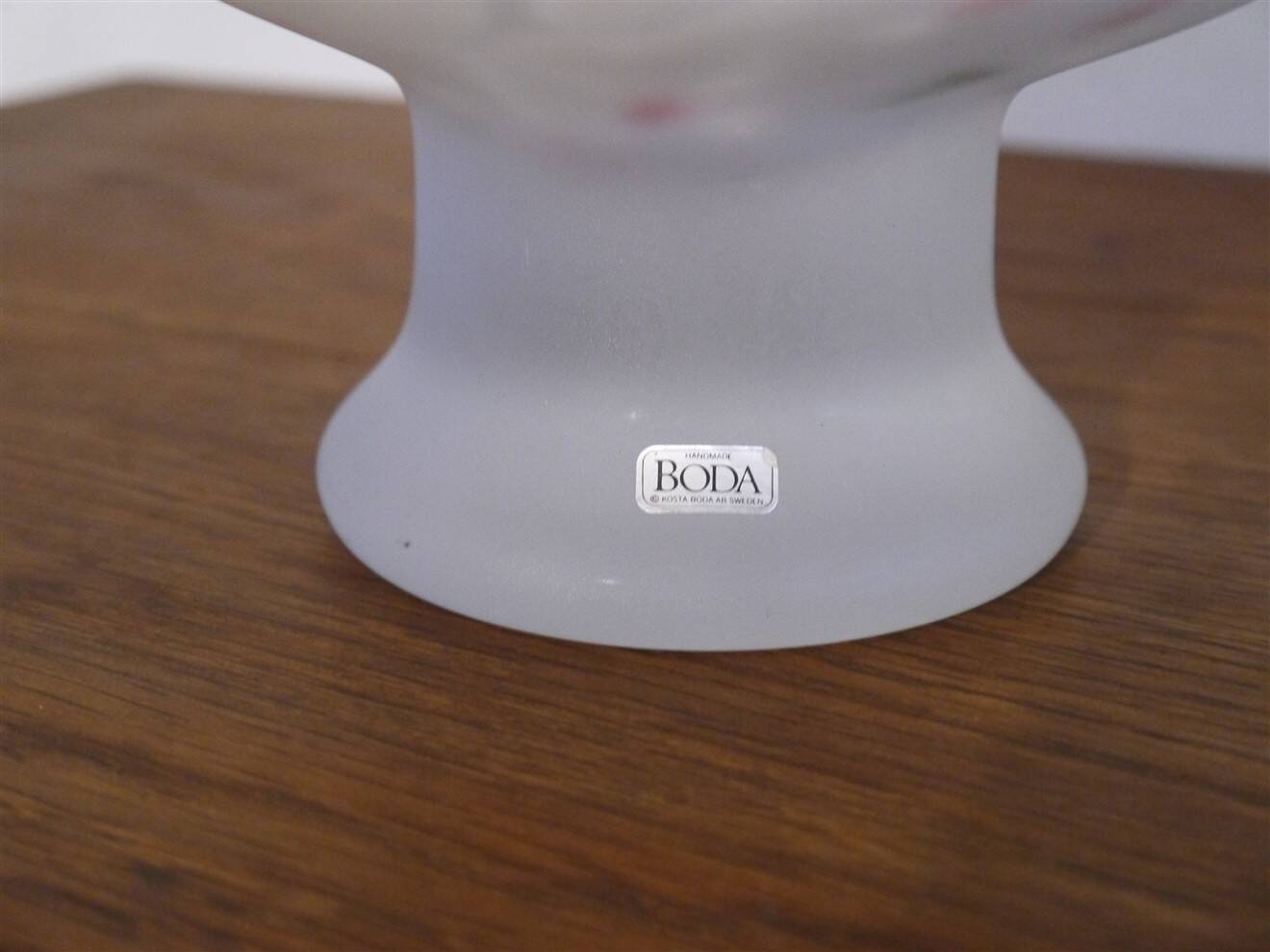 Swedish glass bowl by Kosta, 1970