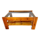 Table basse pin vintage