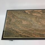 Mid-century Hollywood Regency granite Coffee Table By Fedam Design Belgium