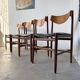 Set 4 chaises italiennes Gianfranco Frattini