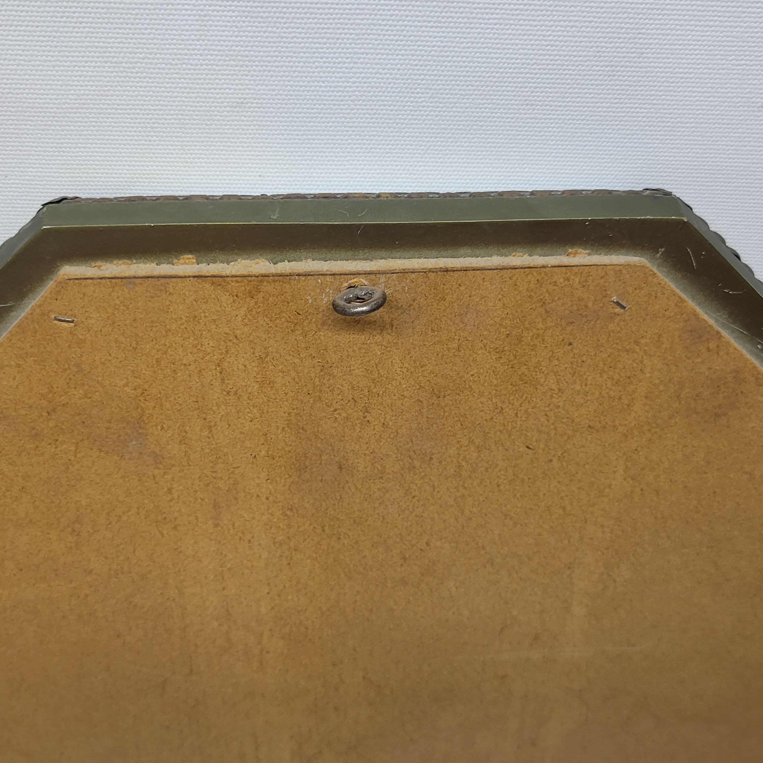 Miroir Mural Octogonal A Facettes Orné De Laiton Style Vénitien