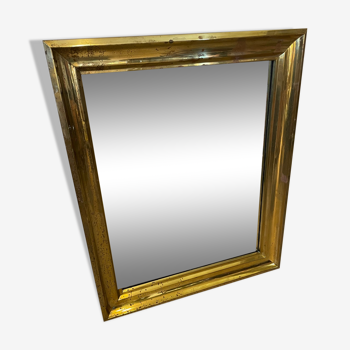 Brass mirror