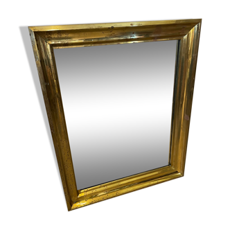 Brass mirror