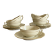 6 fine porcelain coffee and tea cups from the Limoges royal factory
