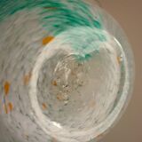 Blown glass empty pocket, thick, free-form, 80s design