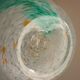 Blown glass empty pocket, thick, free-form, 80s design