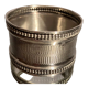 Solid silver napkin ring Minerva with Louis XVI style guilloché decoration
