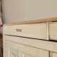 Antique Parisian sideboard in patinated wood