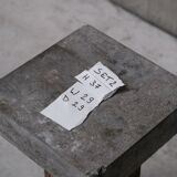 Pair of Wooden and Stone Pedestals or Side Tables (No.2)