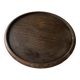 Mid-Century wooden platter or trivet - D 24 cm