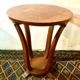 Small pedestal table art deco