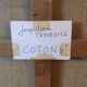 Tableau peinture sur toile coton