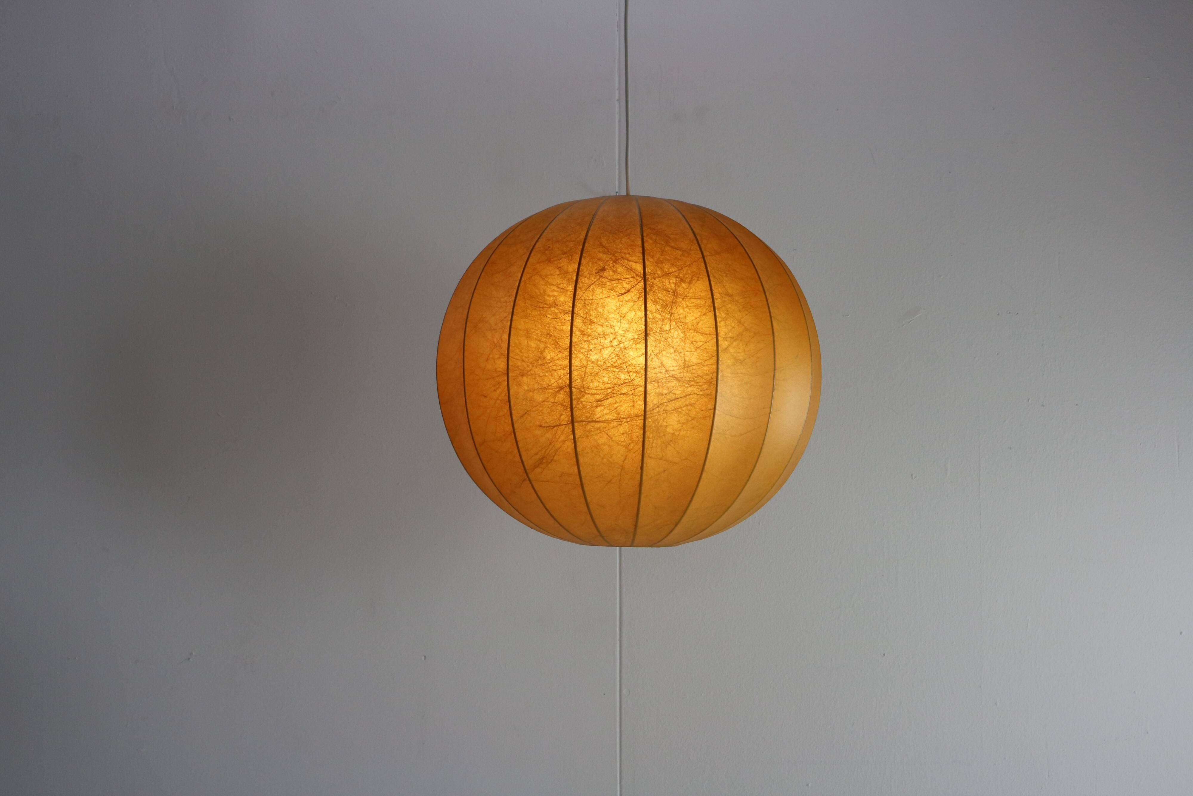 Sixties cocoon pendant lighting by Goldkant Leuchten Germany