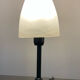 Vintage lamp from the 80s in black metal and glass paste