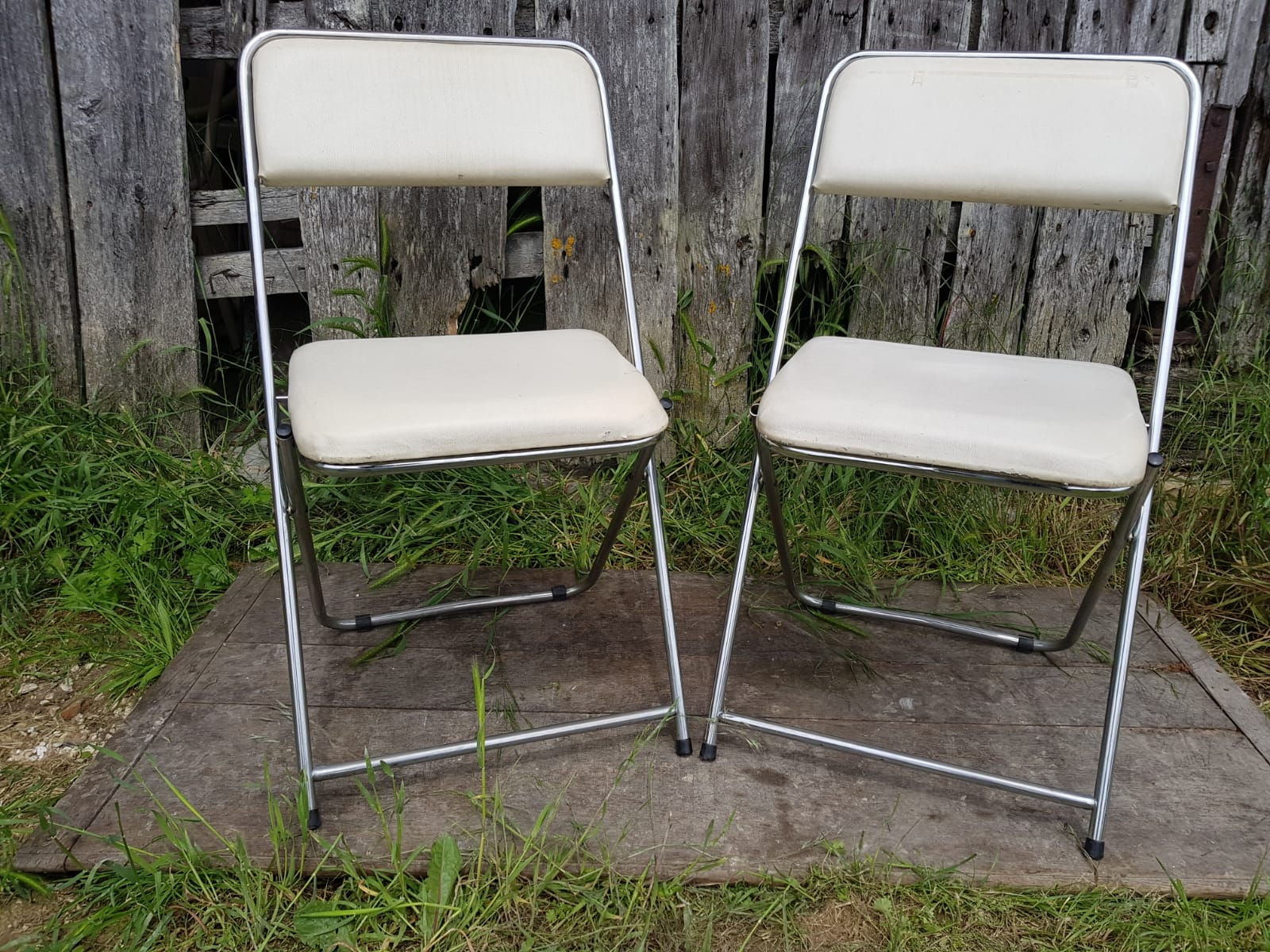 Pair lafuma chairs