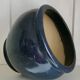 Cache-pot en céramique bleu nuit