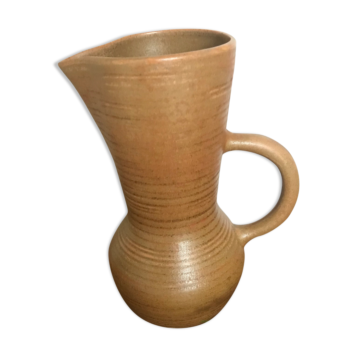 Vintage Digoin sandstone pitcher