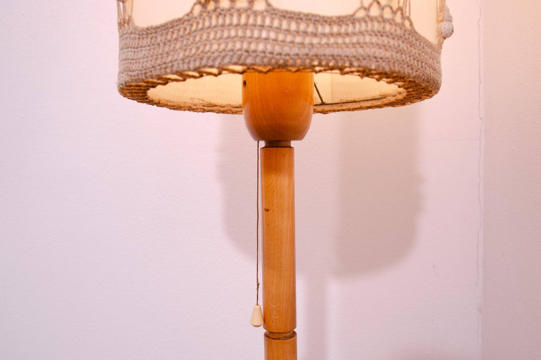 Vintage single floor lamp in Scandinavian style, 1970´s, Czechoslovakia