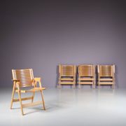 1950s “Rex” Folding Chair by Niko Kralj for Stol Kamnik, Slovenia