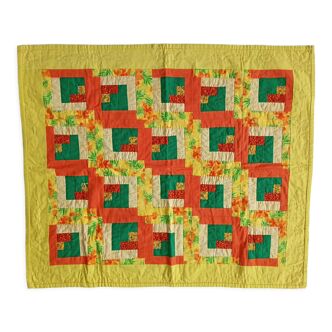 Baby quilt in patchwork quilt